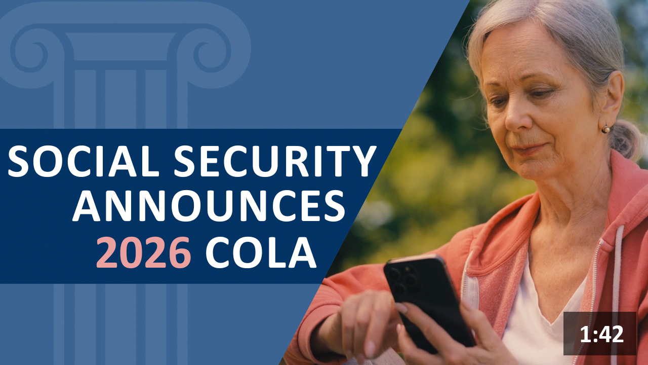 Social Security Announces 2026 COLA